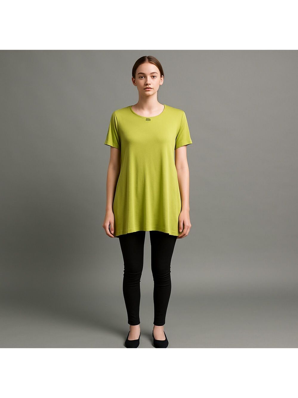 NWOT Rafaella Tunic Lime Green
